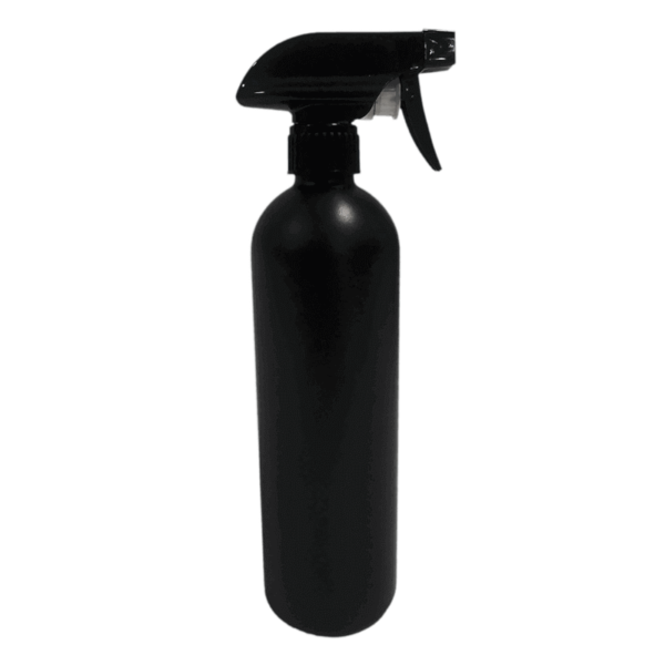 Notty Black HDPE Bottle with Standard Spray Head 500ml