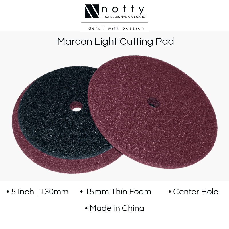 Notty 5" Thin Maroon Light Cutting Pad