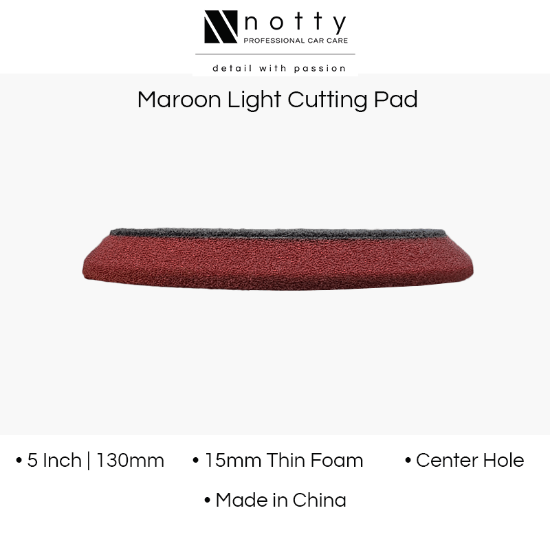 Notty 5" Thin Maroon Light Cutting Pad