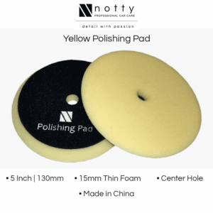Notty 5" Thin Yellow Polishing Pad - Image 1