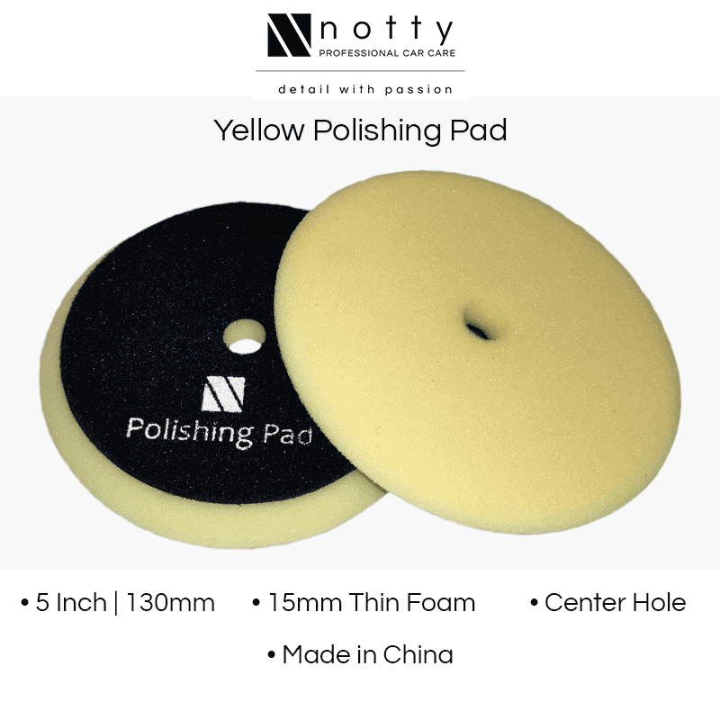 Notty 5" Thin Yellow Polishing Pad